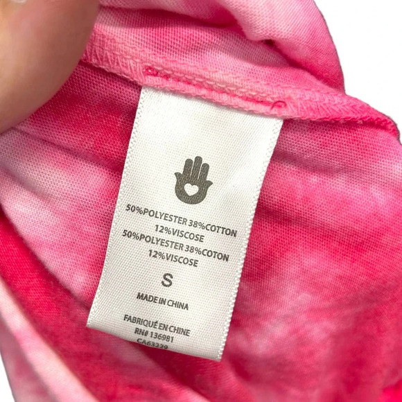 Spiritual Gangster Perfect Tie Dyed Romper Pink Size Small - Picture 8 of 9